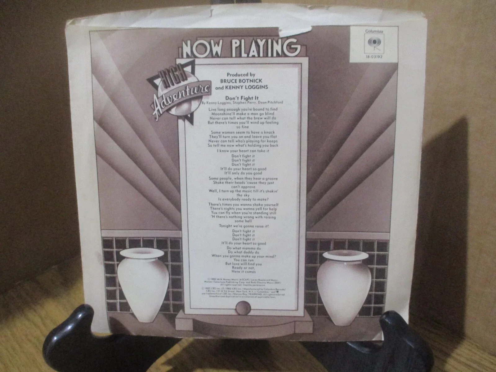 KENNY LOGGINS authentic signed/autographed vinyl record 45, image 3