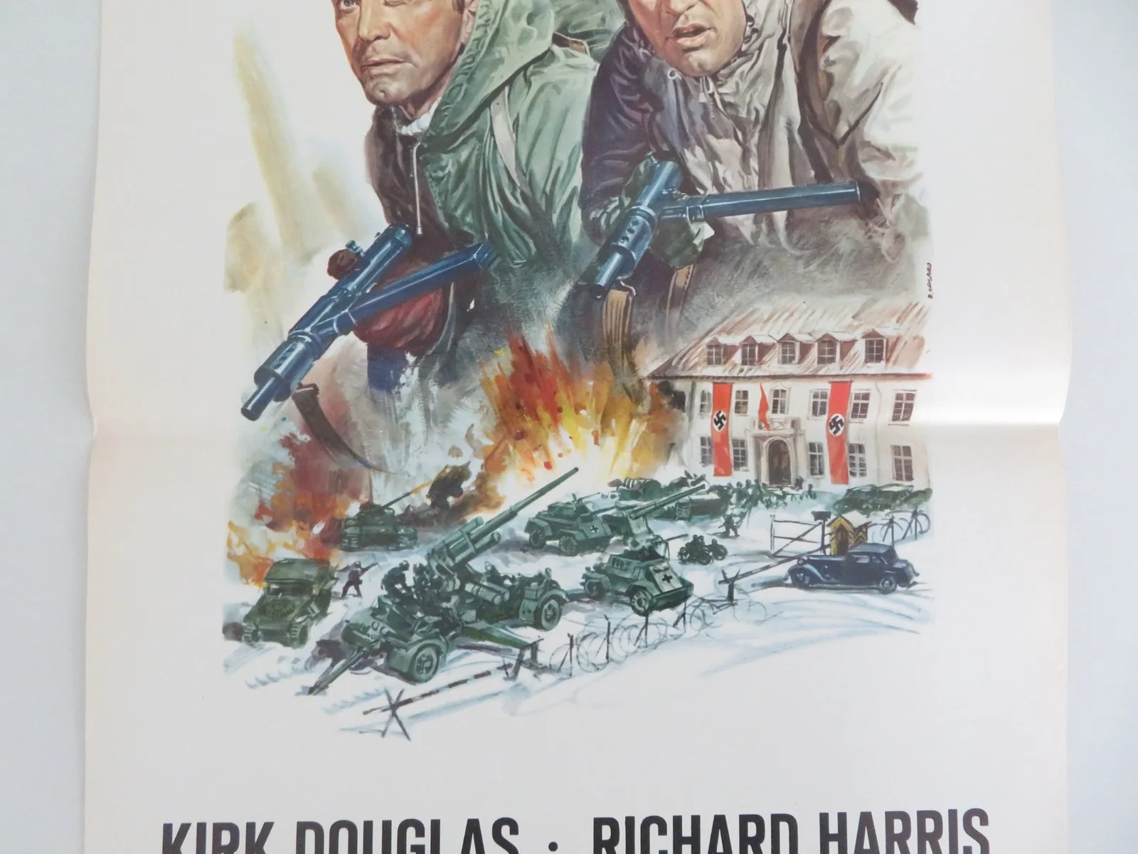 The Heroes of Telemark Italian Locandina Poster Kirk Douglas Harris R1972, изображение 3