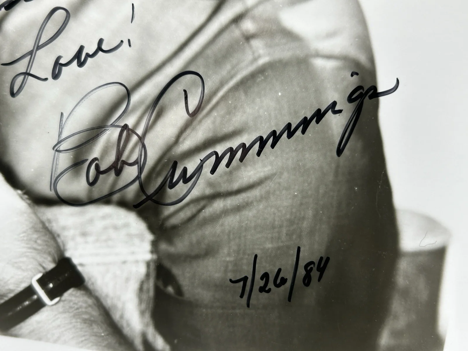 Bob Cummings — BOB CUMMINGS HAND SIGNED 8x10 PHOTO Original Autograph JSA COA Love That Bob, изображение 3