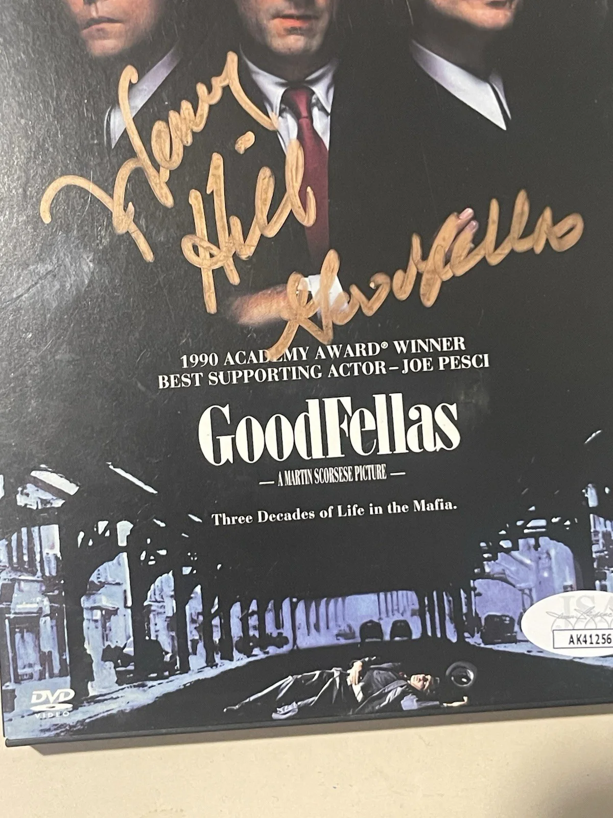 Henry Hill — HENRY HILL Inscribed "Good Fellas" Signed Autograph Auto DVD Movie JSA CERT, изображение 3