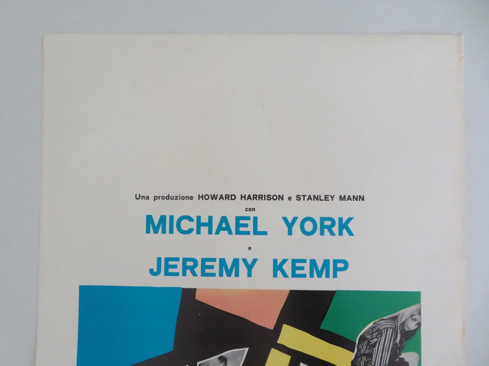 The Strange Affair Italian Locandina Poster Michael York Jeremy Kemp 1968, изображение 2