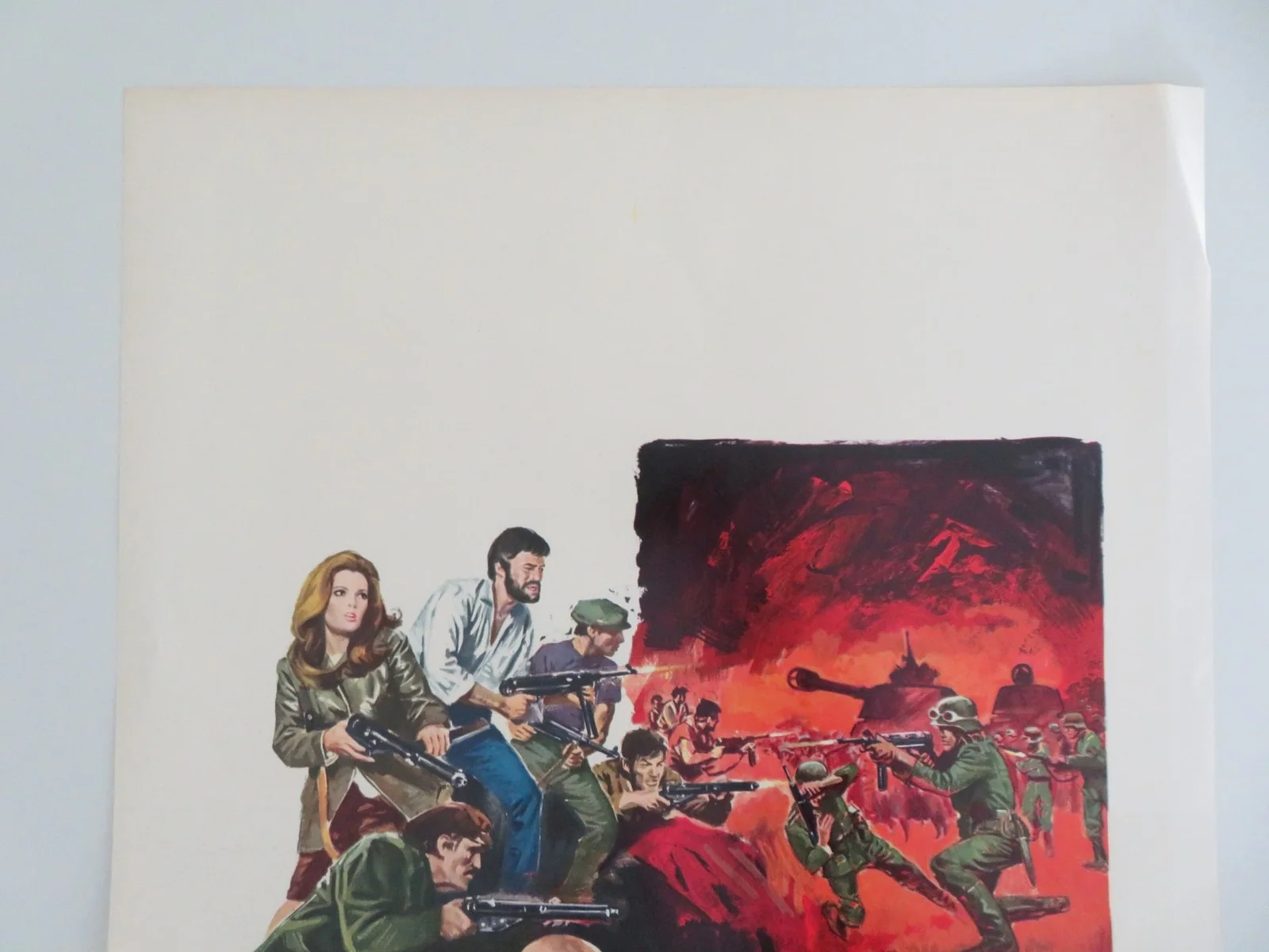 Underground Italian Locandina Poster Robert Goulet Danièle Gaubert 1970, изображение 2