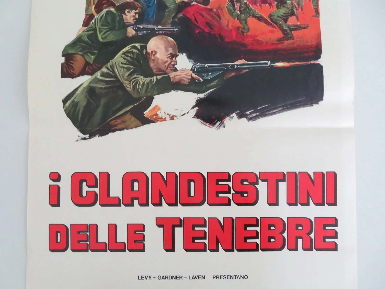 Underground Italian Locandina Poster Robert Goulet Danièle Gaubert 1970, изображение 3