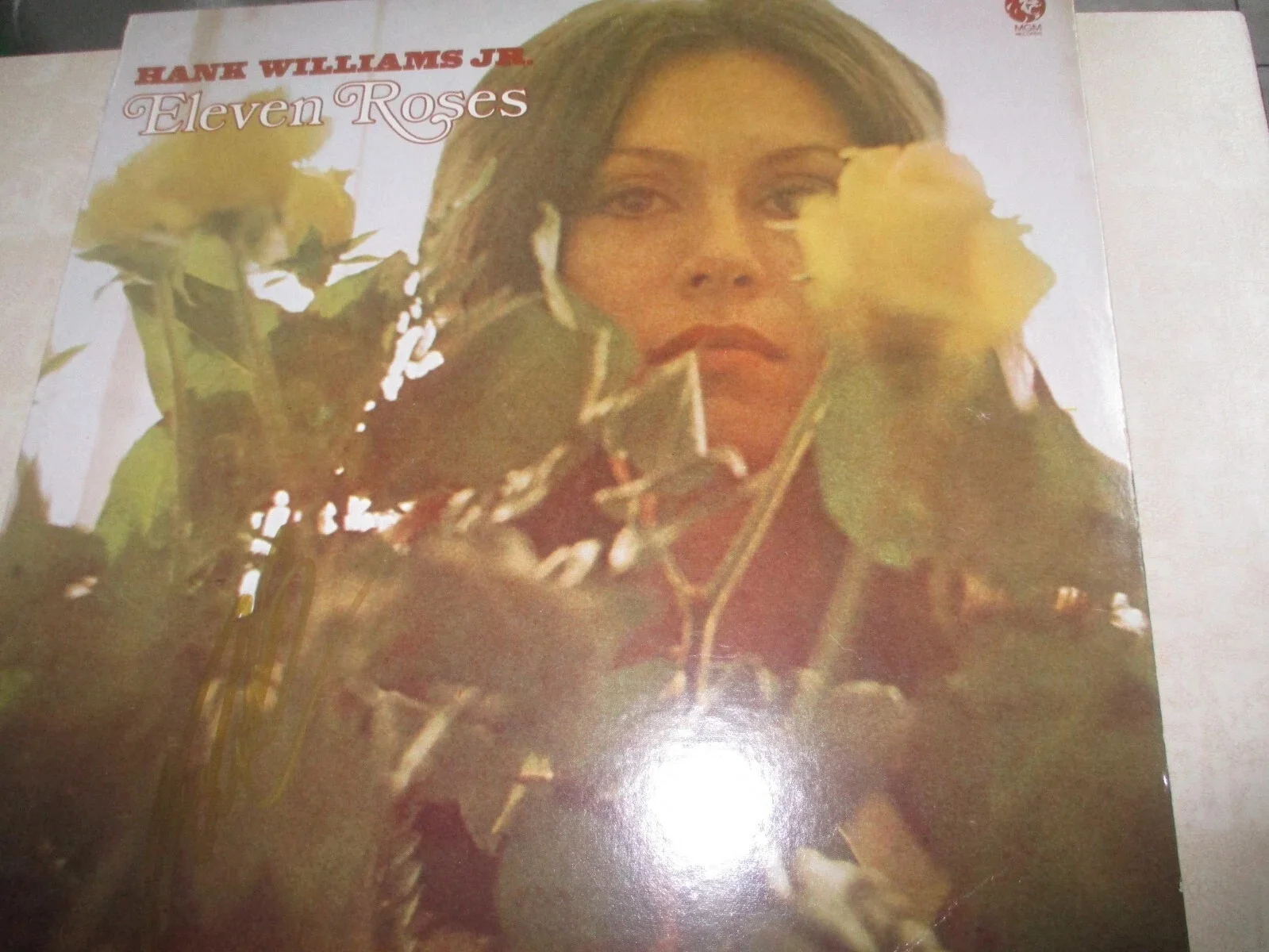 HANK WILLIAMS JR. (BOCEPHUS) AUTHENTIC AUTOGRAPHED/SIGNED VINYL RECORD ALBUM-JSA, image 2