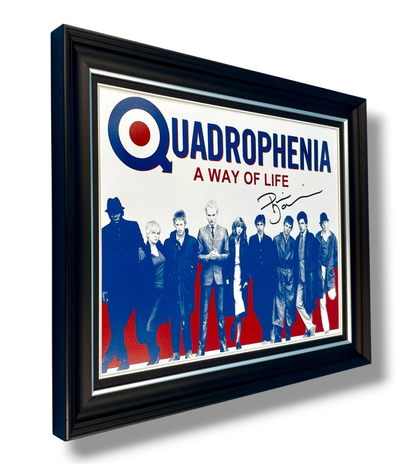 Phil Daniels Signed Photo Framed & COA Quadrophenia Movie Poster Autograph Auto, изображение 2