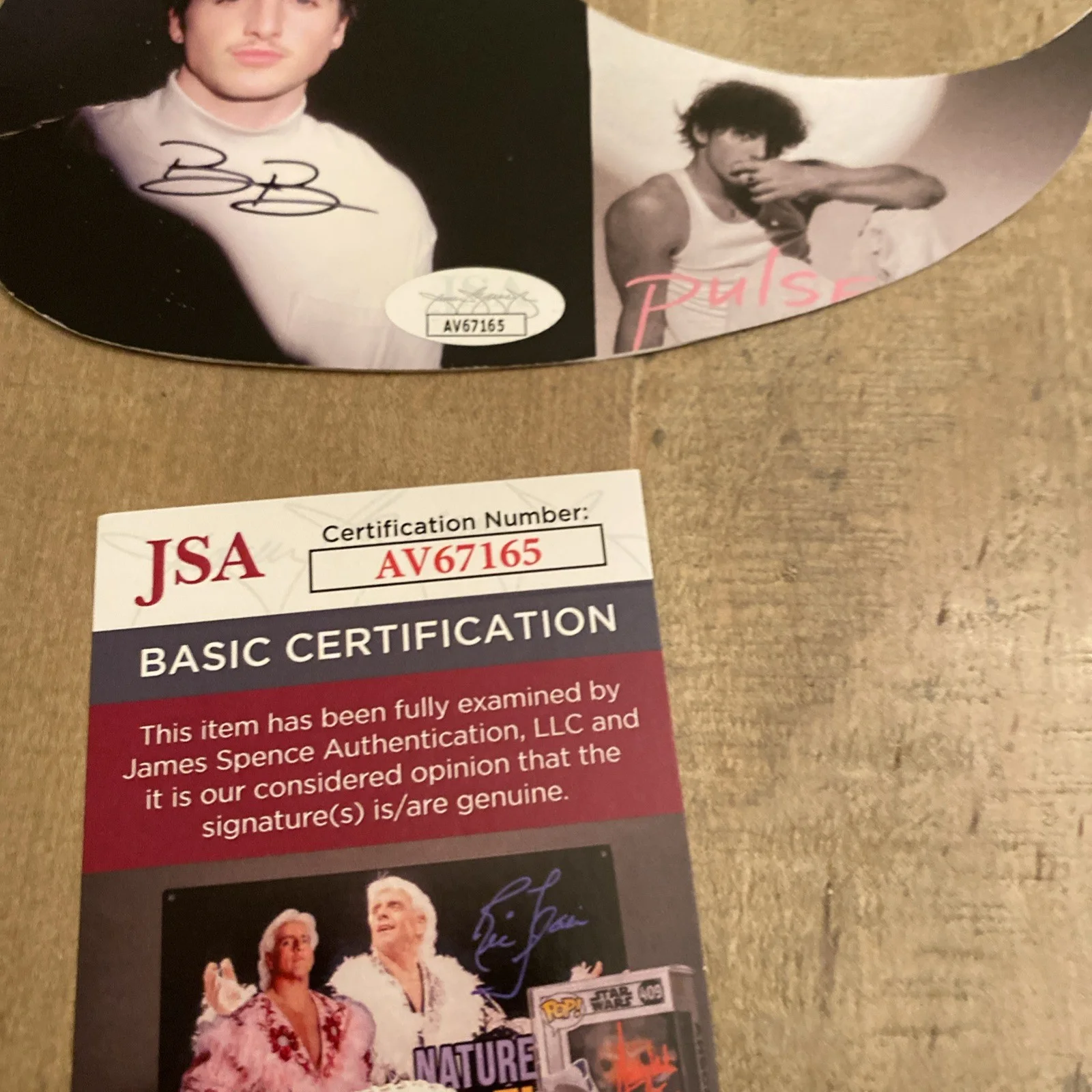 Benson Boone Signed "Pulse" Custom Insert Pickguard. JSA COA- Cert +Sticker, image 5