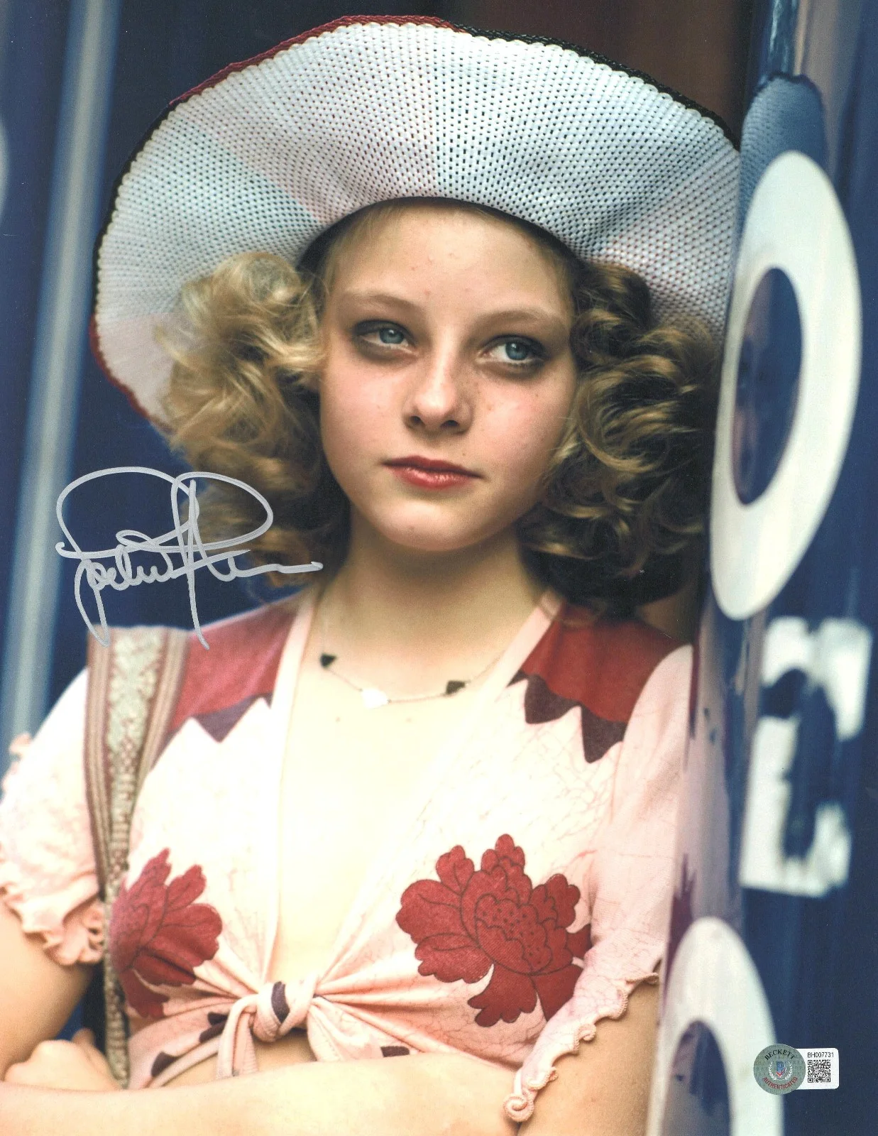 Jodie Foster — Jodie Foster Signed Autograph Taxi Driver 11x14 Photo Beckett BAS