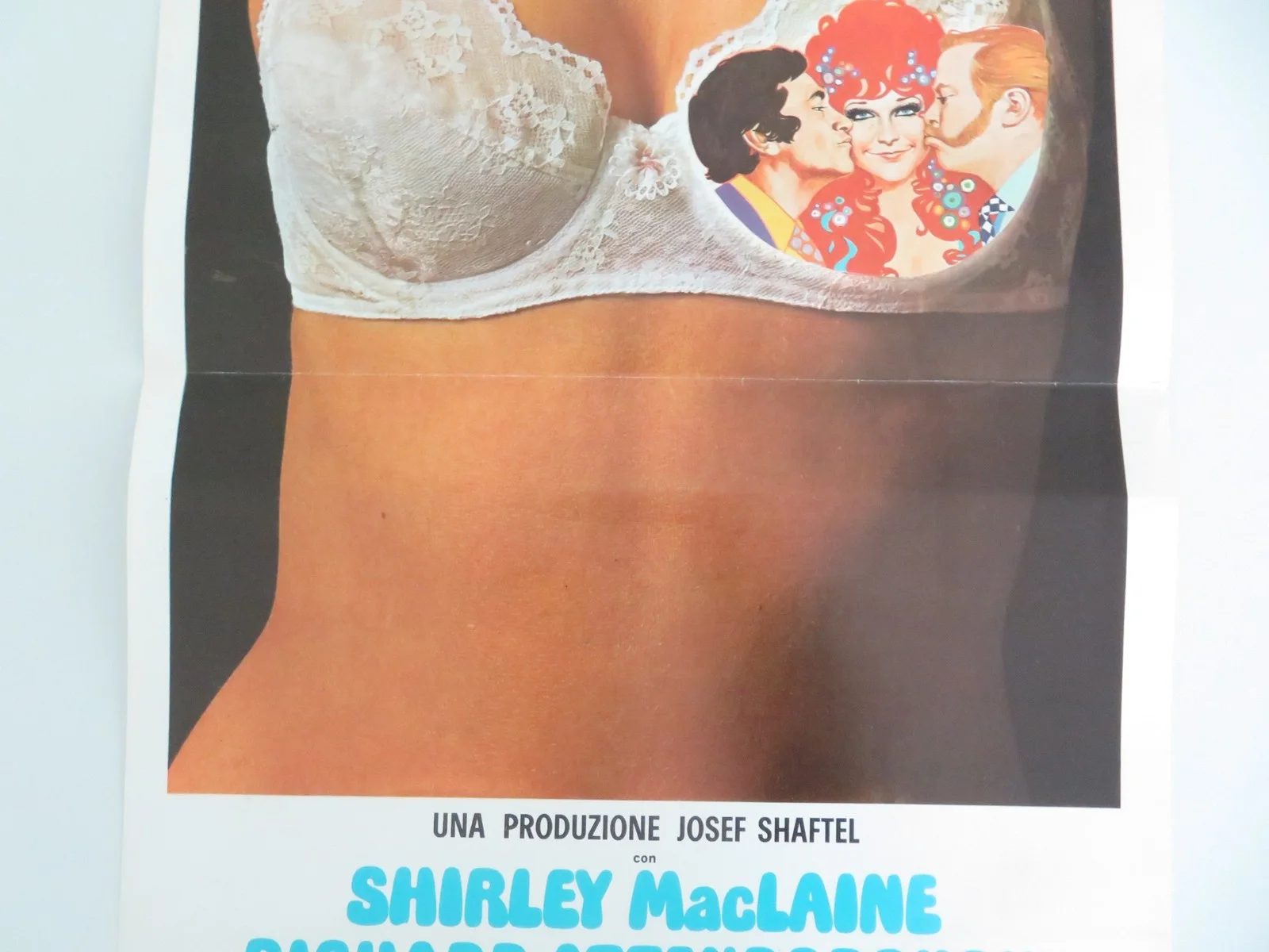 The Bliss of Mrs. Blossom Italian Locandina Poster MacLaine Attenborough 1968, изображение 3