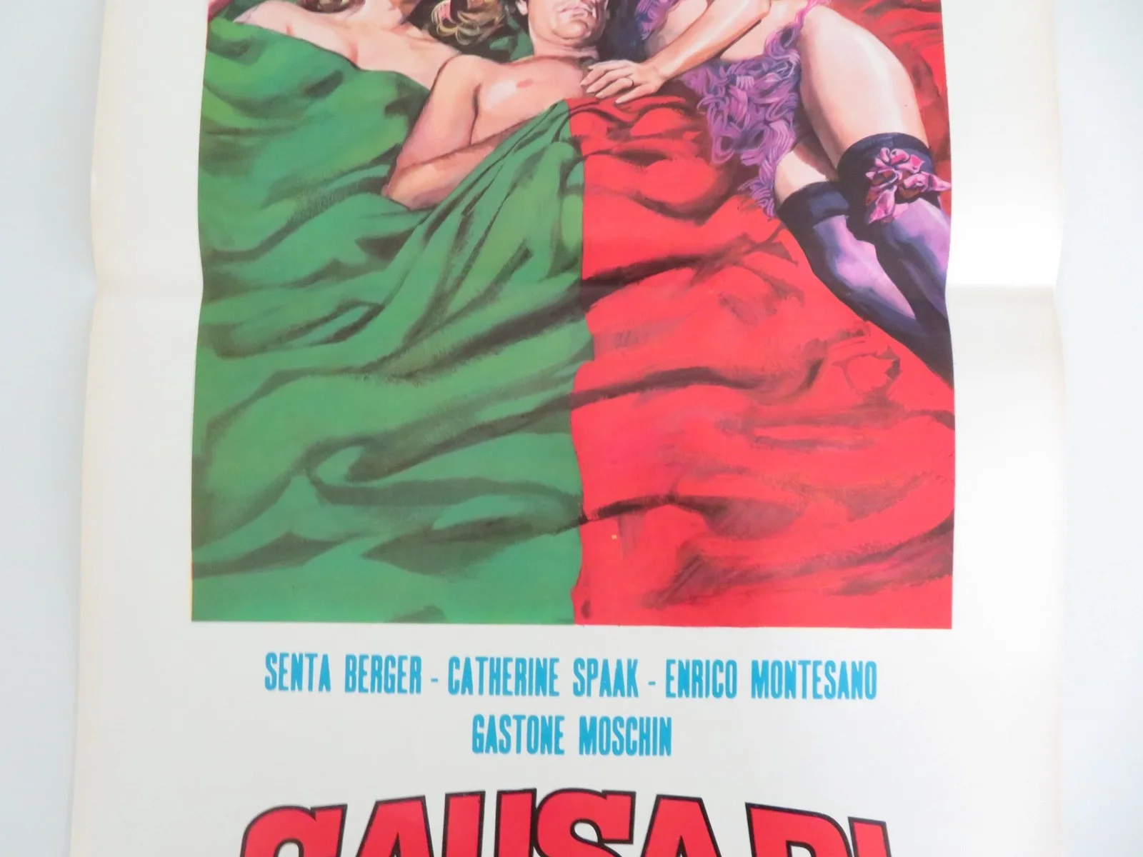 Cause of Divorce Italian Locandina Poster Enrico Montesano Senta Berger 1972, изображение 3