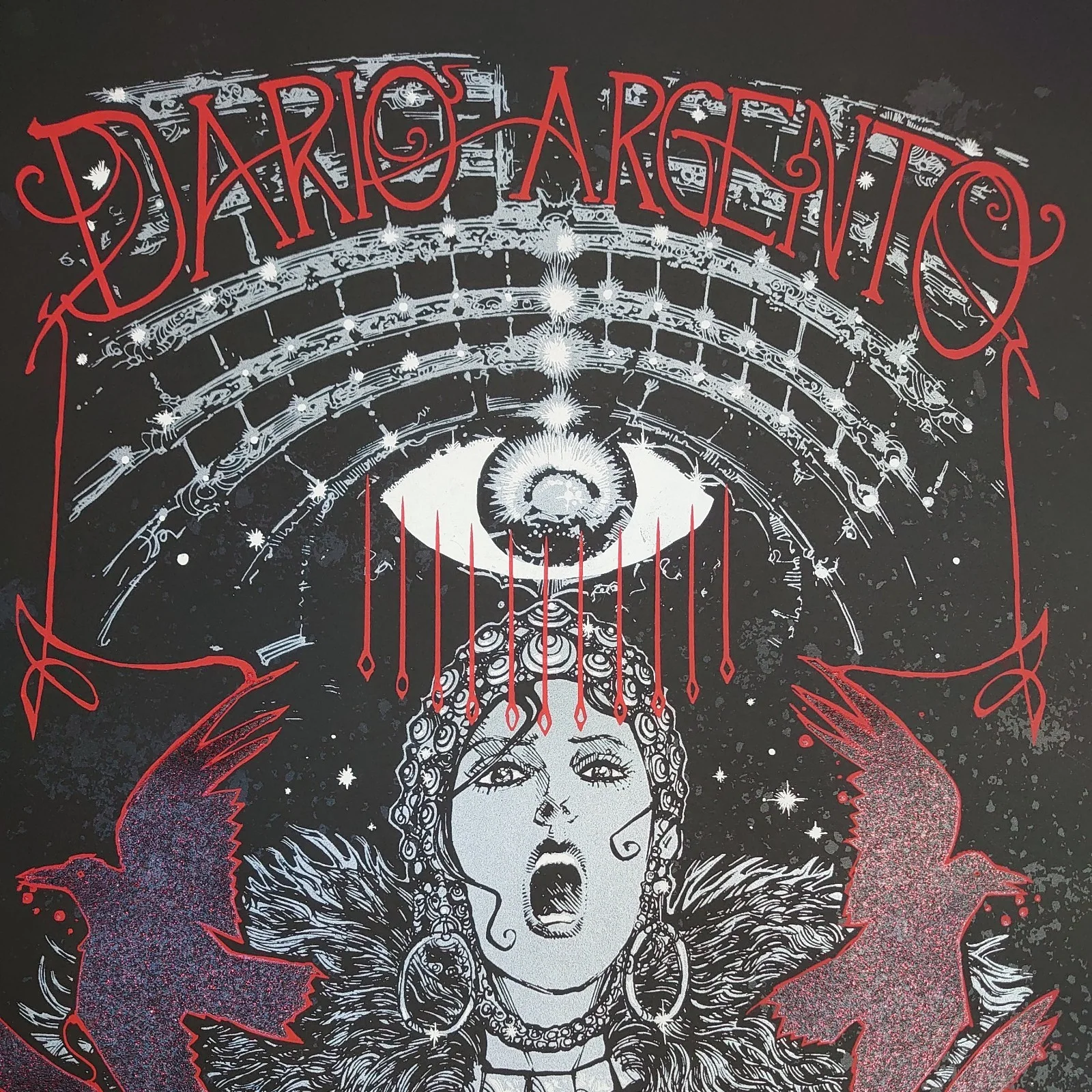 Dario Argento SIGNED Opera Malleus Limited Edition Poster Rolled Size 19.5x27", изображение 4