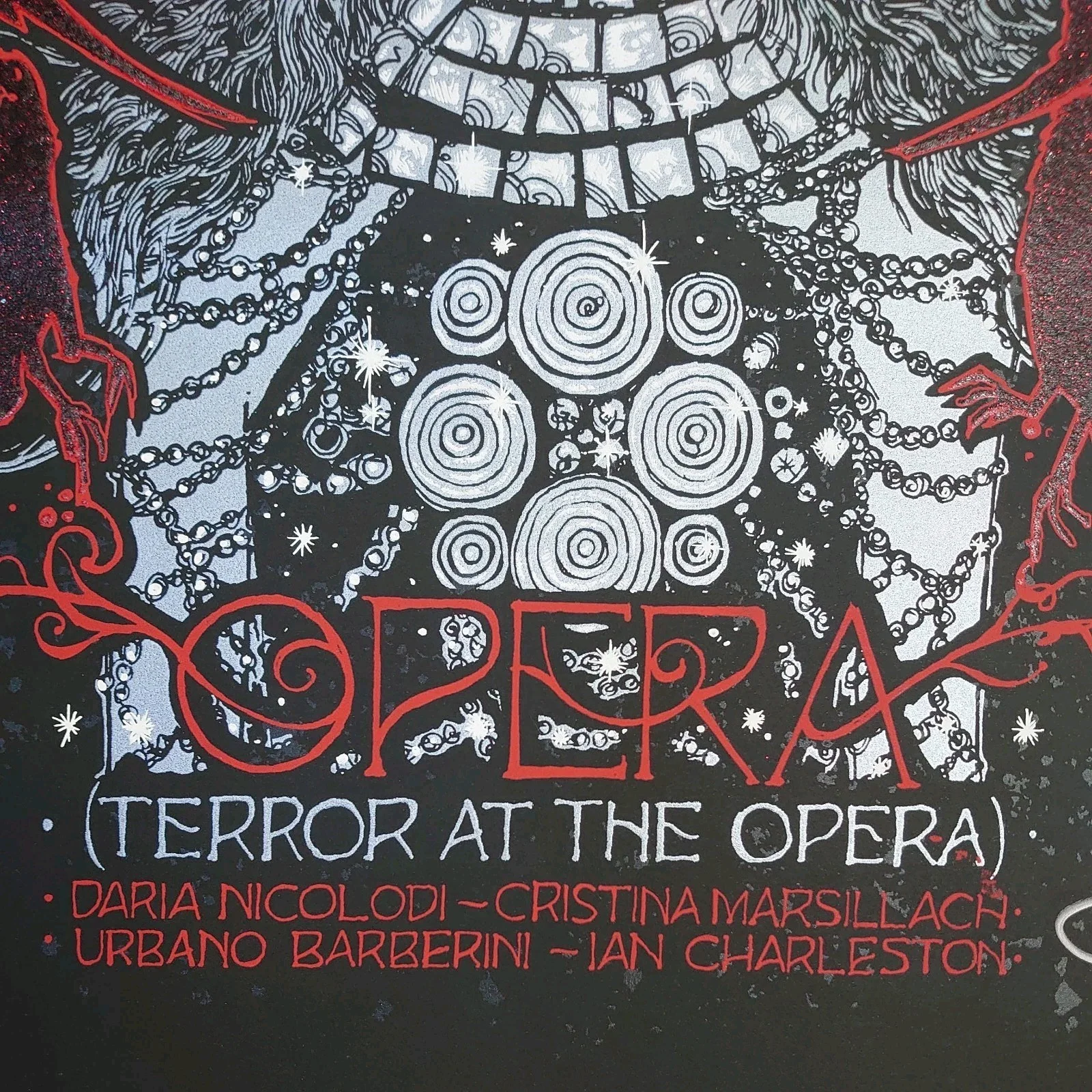 Dario Argento SIGNED Opera Malleus Limited Edition Poster Rolled Size 19.5x27", изображение 5
