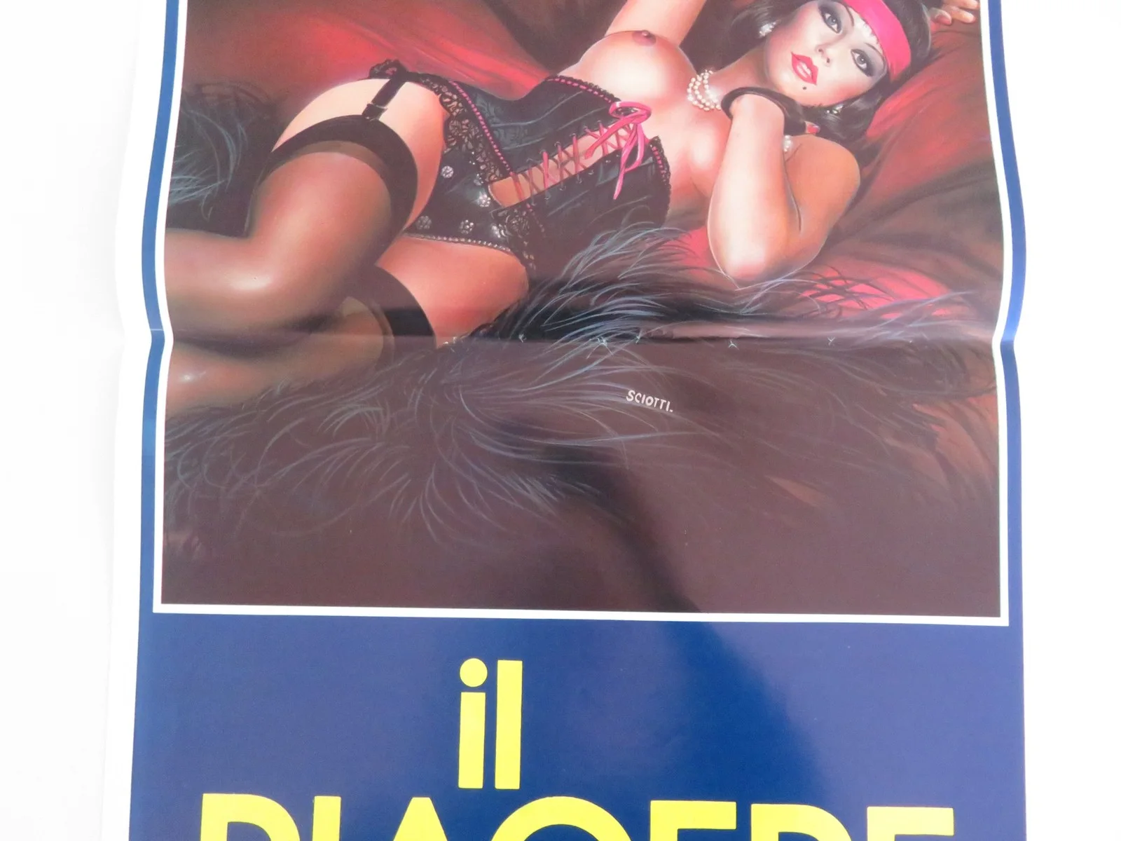The Pleasure Italian Locandina Poster Laura Gemser Andrea Guzon Tinti 1985, изображение 3
