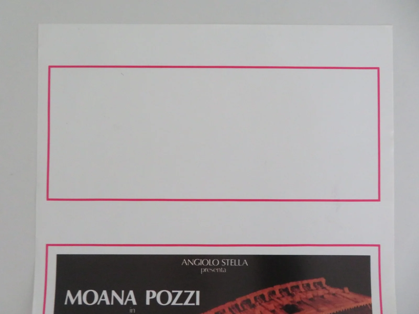 Ecstasy Italian Locandina Poster Moana Pozzi Carrie Janisse 1989, изображение 2