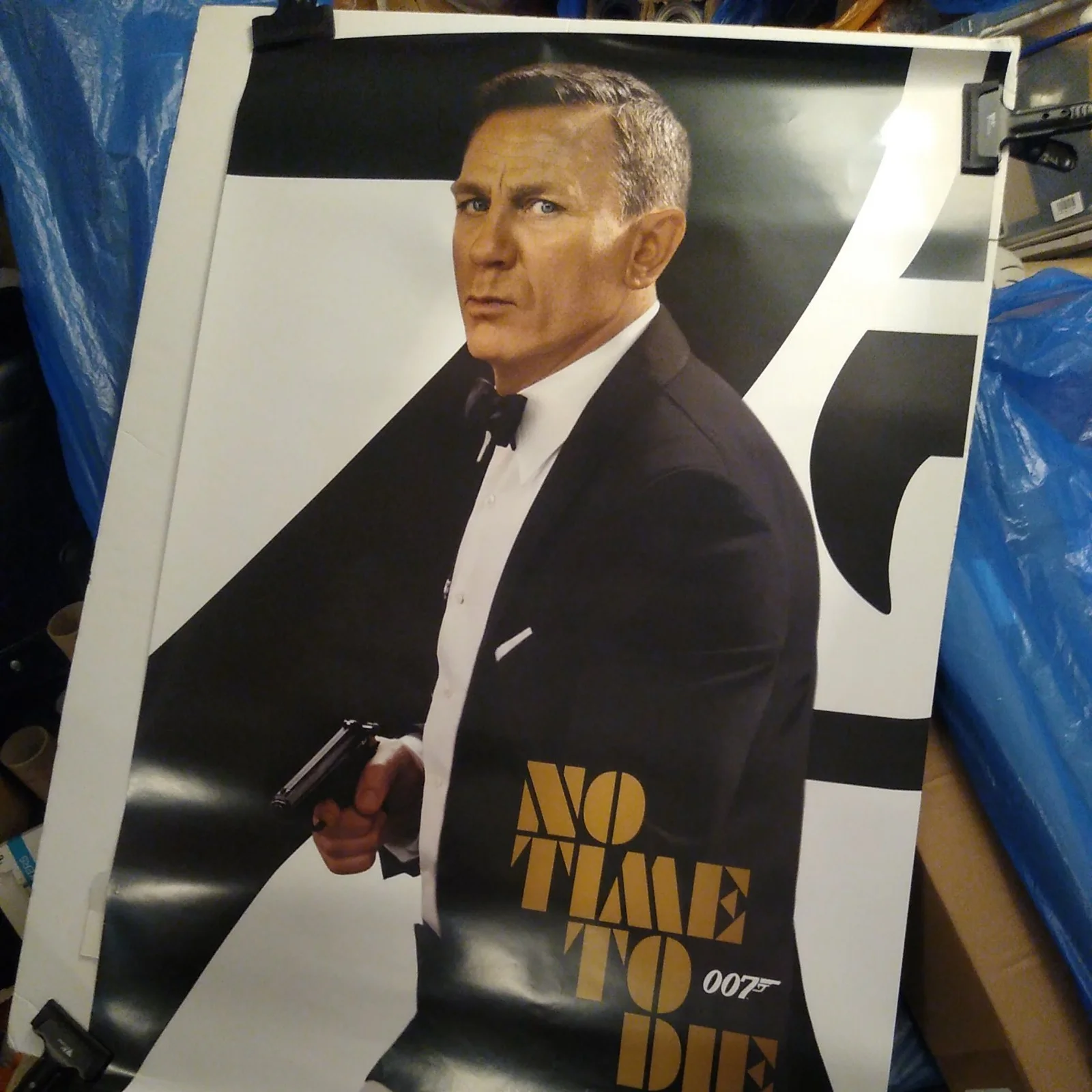 NO TIME TO DIE – ORIGINAL JAMES BOND ONE SHEET CINEMA POSTER – 27 X 40, изображение 2