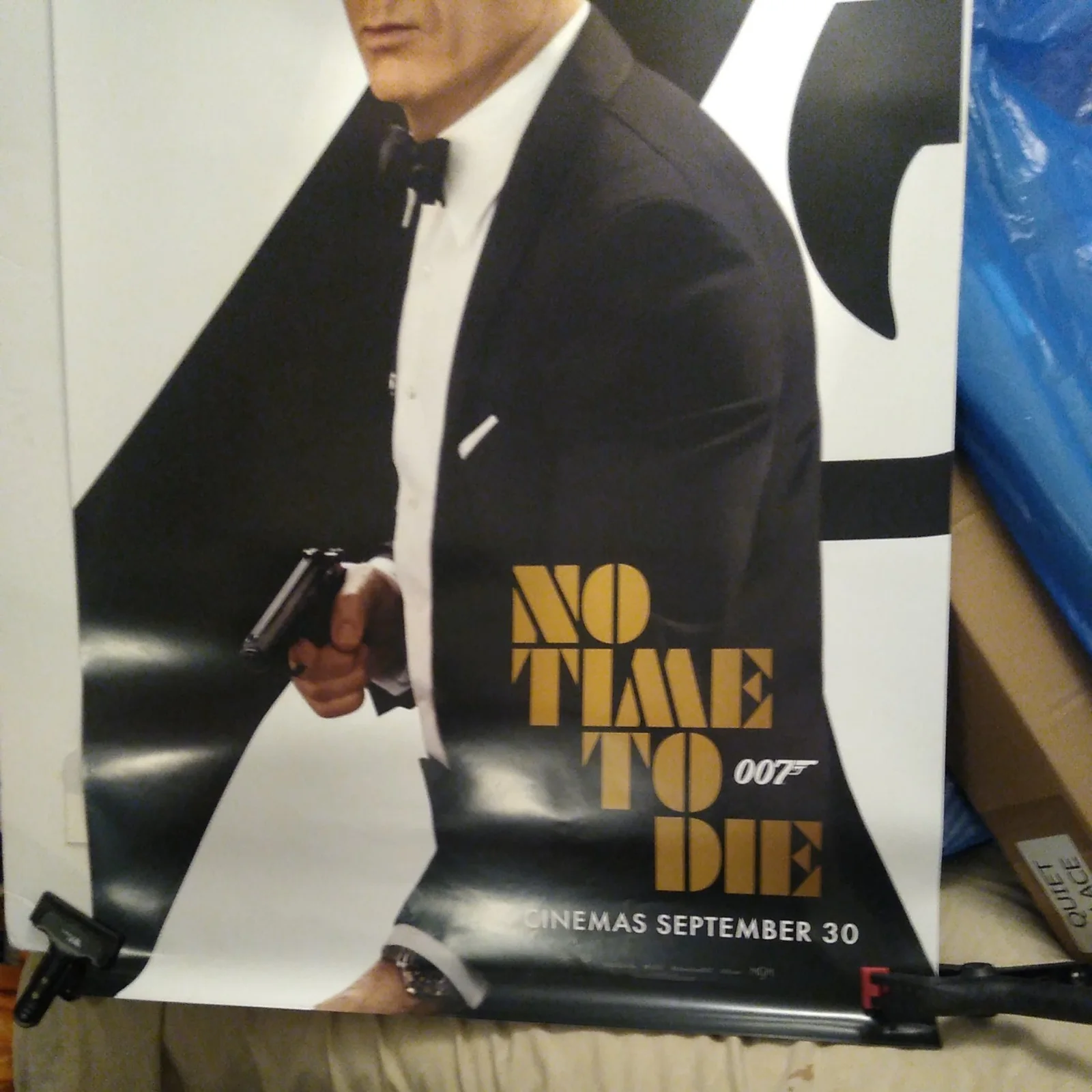 NO TIME TO DIE – ORIGINAL JAMES BOND ONE SHEET CINEMA POSTER – 27 X 40, изображение 3