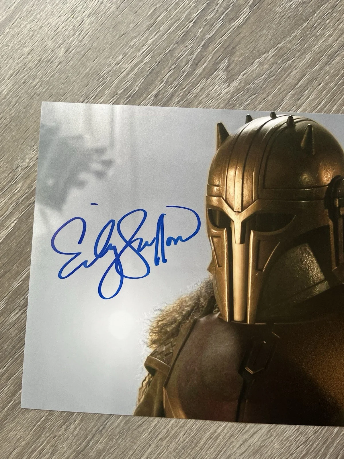 Emily Swallow — Emily Swallow Signed Armorer 8x10 Photo Beckett COA Mandalorian Star Wars, изображение 3