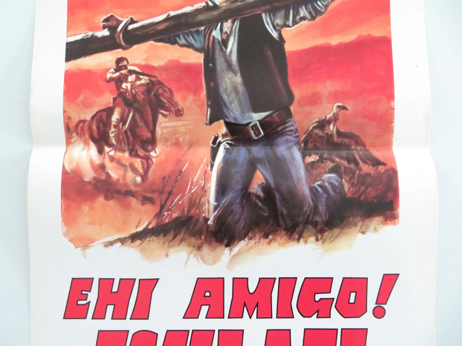 Three Bullets for a Long Gun Italian Locandina Poster Beau Brummell 1975, изображение 3