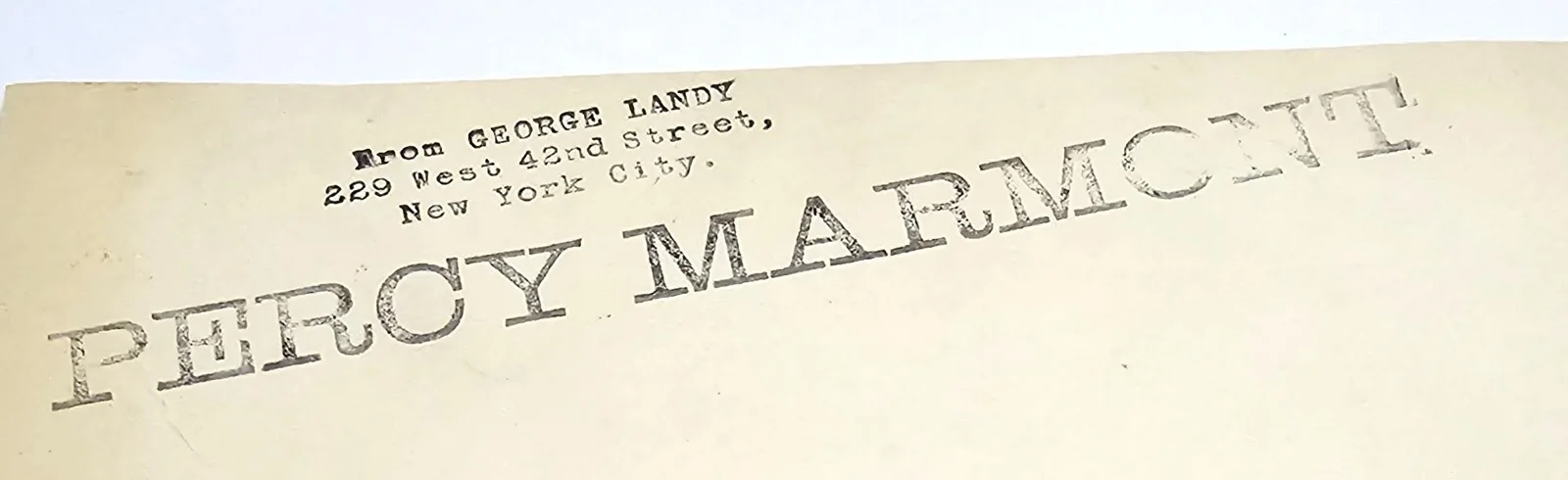 Percy Marmont — Percy Marmont 1915 Vintage Photograph George Landy Productions, изображение 3
