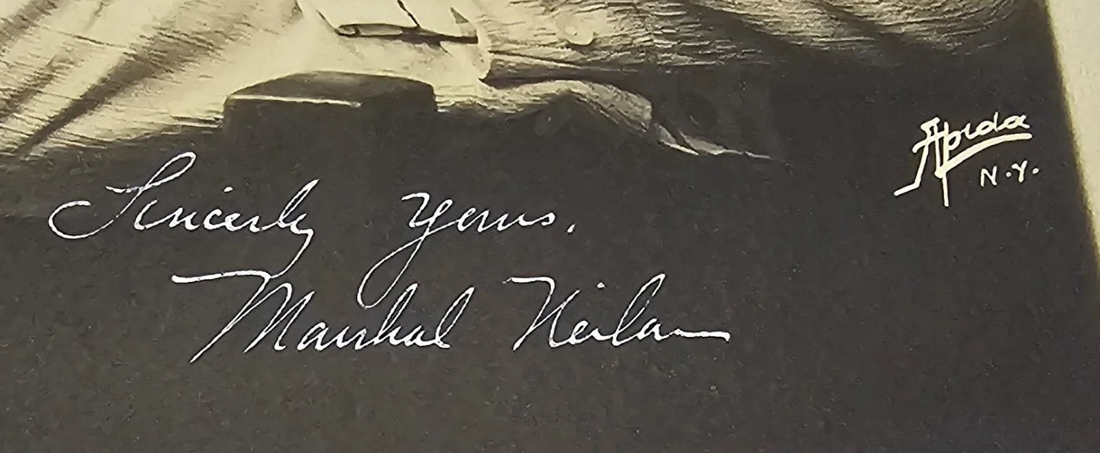 Marshall Neilan — Marshall Neilan Vintage 1915 Signed Photograph Apeda Studio NY, изображение 4