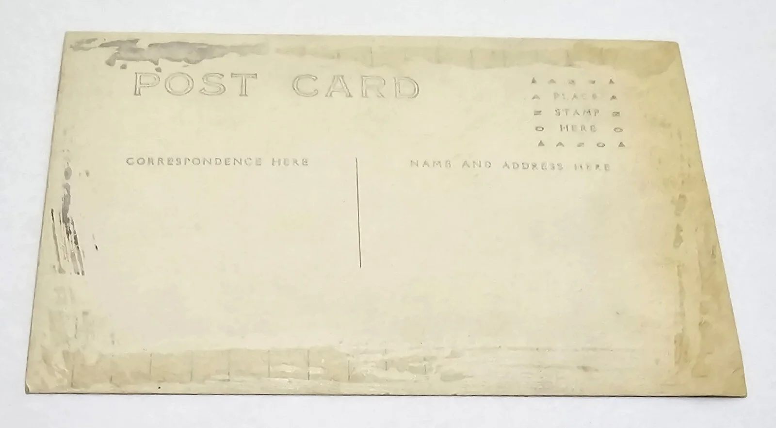 Marc McDermott — Marc McDermott Vintage 1915 Hand Signed Photograph Postcard, image 2