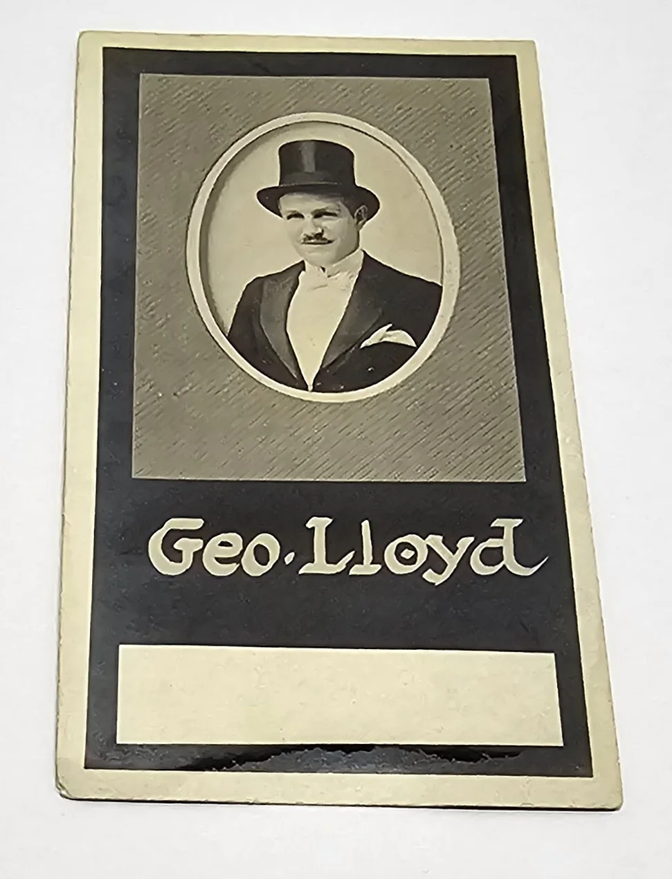 George Lloyd, Myrtle Fiske — George Lloyd & Myrtle Fiske Vintage Photo Cards Vaudeville Days Both Signed, изображение 3