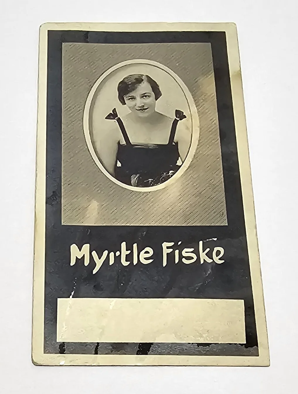 George Lloyd, Myrtle Fiske — George Lloyd & Myrtle Fiske Vintage Photo Cards Vaudeville Days Both Signed, изображение 5