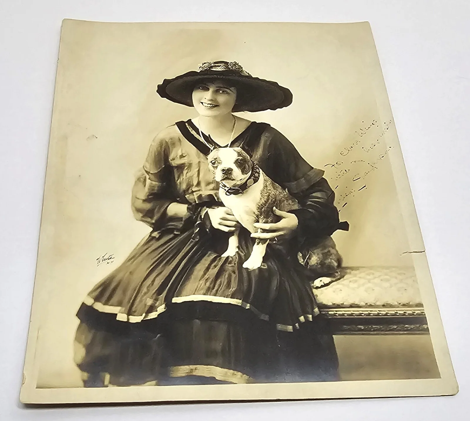 Julia Sanderson — Julia Sanderson Vintage Photograph 1914 Hand Signed White Studios NY, изображение 5