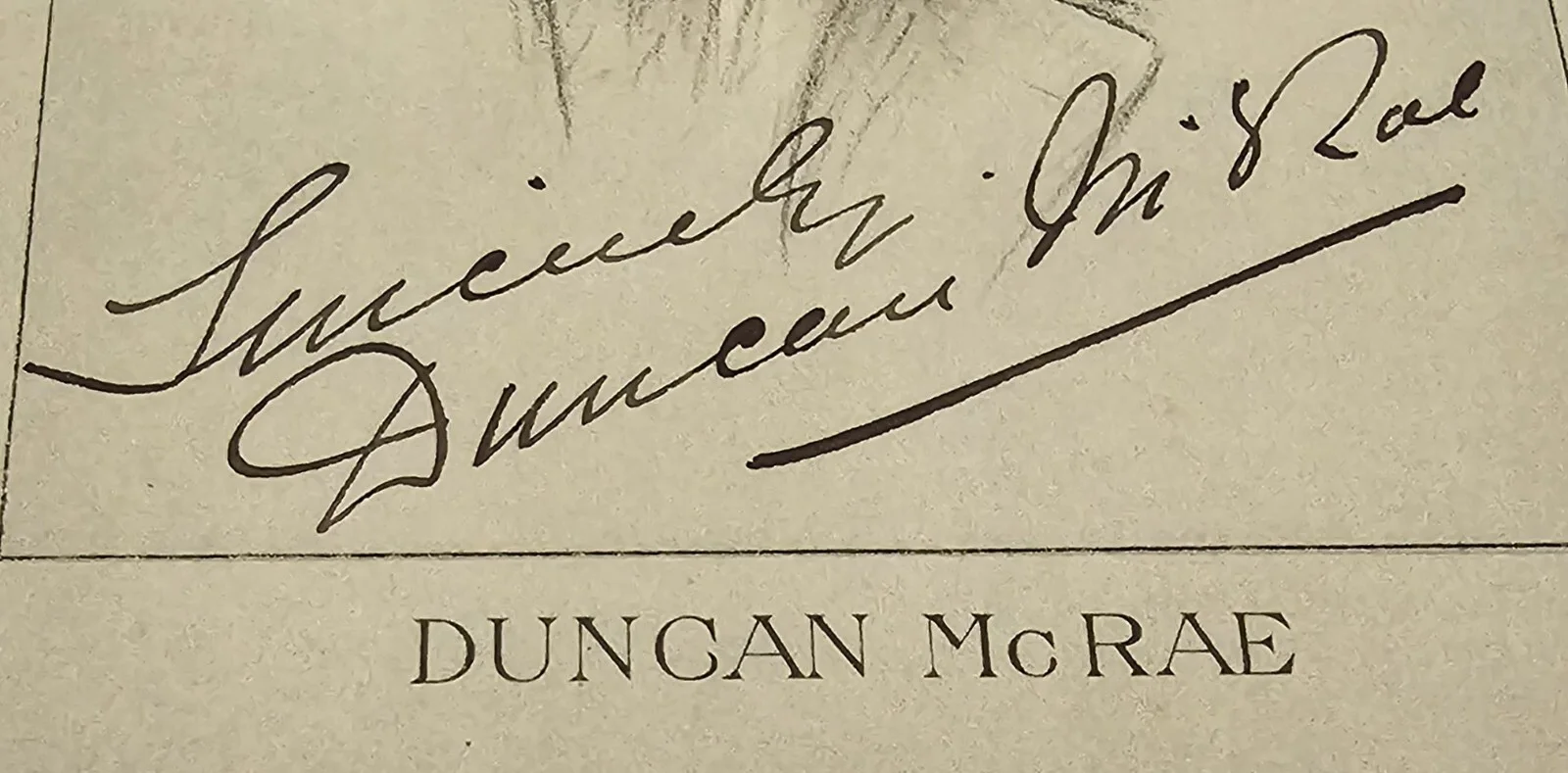 Duncan McRae — Duncan McRae Vintage 1915 Autographed Photograph RARE, изображение 3