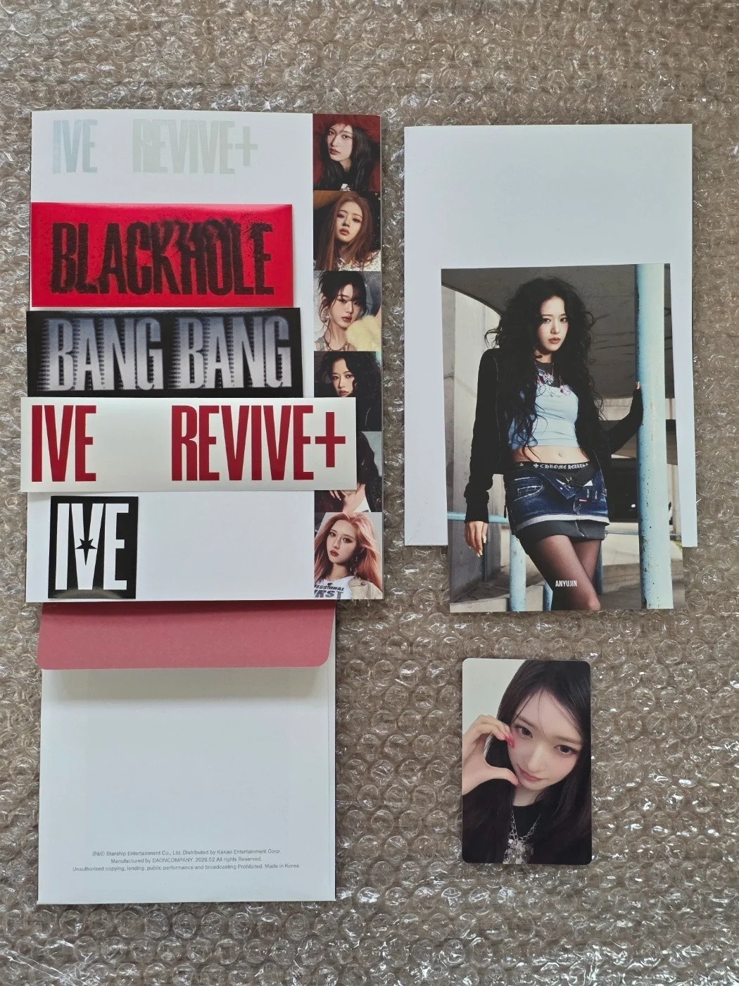 Ive Promo Sticker REVIVE + CHALLENGERS Ver Album Autographed Hand Signed, изображение 4