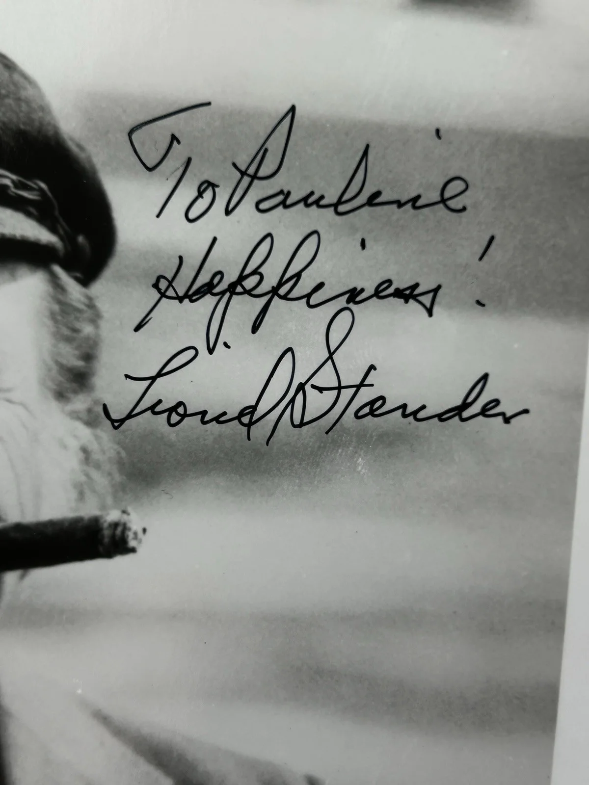 Lionel Stander — LIONEL STANDER HAND SIGNED 8x10 PHOTO Original Autograph JSA COA HART TO HART, image 2