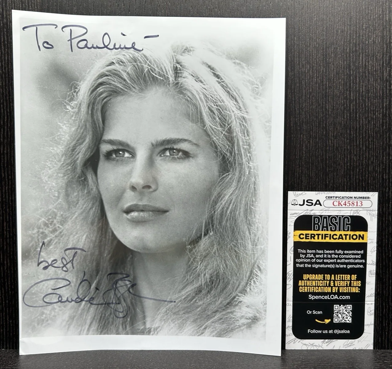 Candice Bergen — CANDICE BERGEN VINTAGE SIGNED 8x10 PHOTO Original Autograph JSA COA MURPHY BROWN