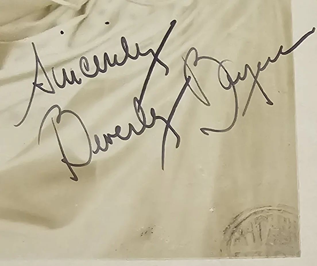 Beverly Bayne — Beverly Bayne Vintage 1914 Signed Photograph I. Pridgeon Blind Stamped, image 3