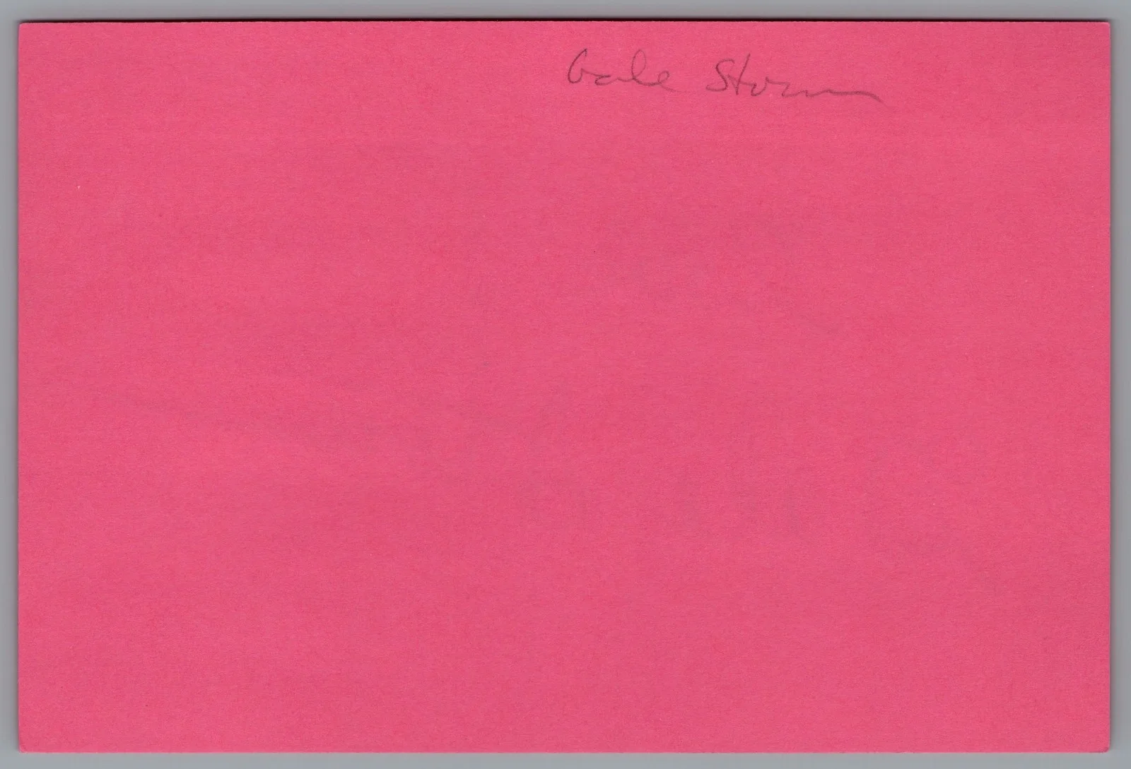 Gale Storm — Gale Storm Signed 4x6 Index Card My Little Margie Autographed, изображение 2