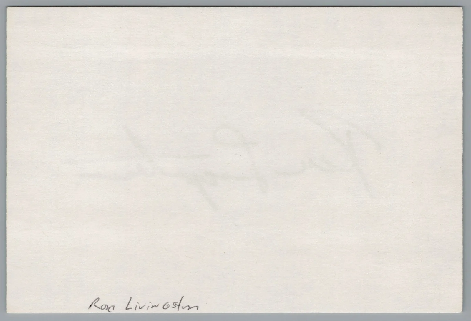 Ron Livingston — Ron Livingston Signed 4x6 Index Card Band Of Brothers Autographed, изображение 2