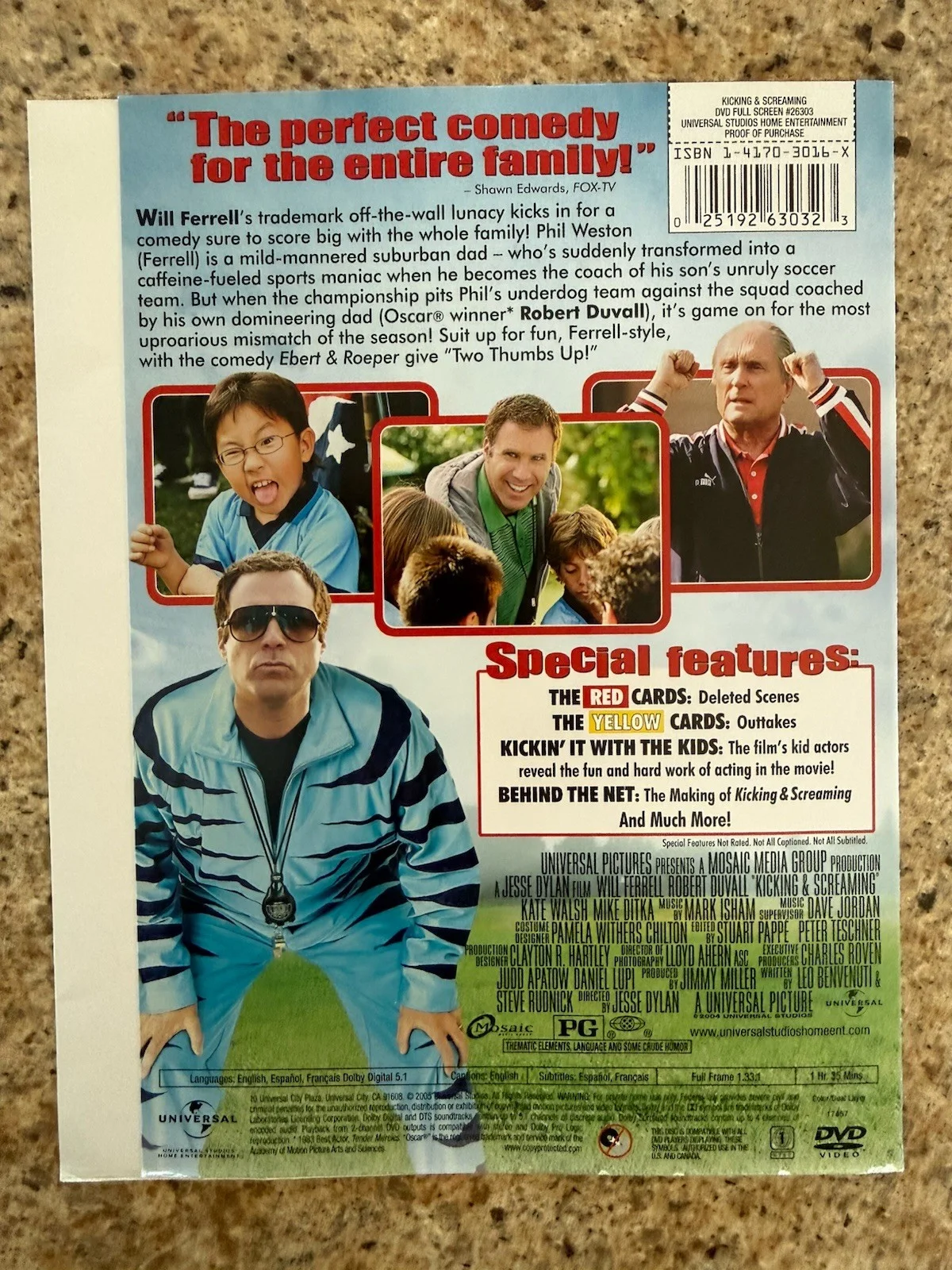 Robert Duvall Signed DVD Cover Autographed Kicking And Screaming, image 5