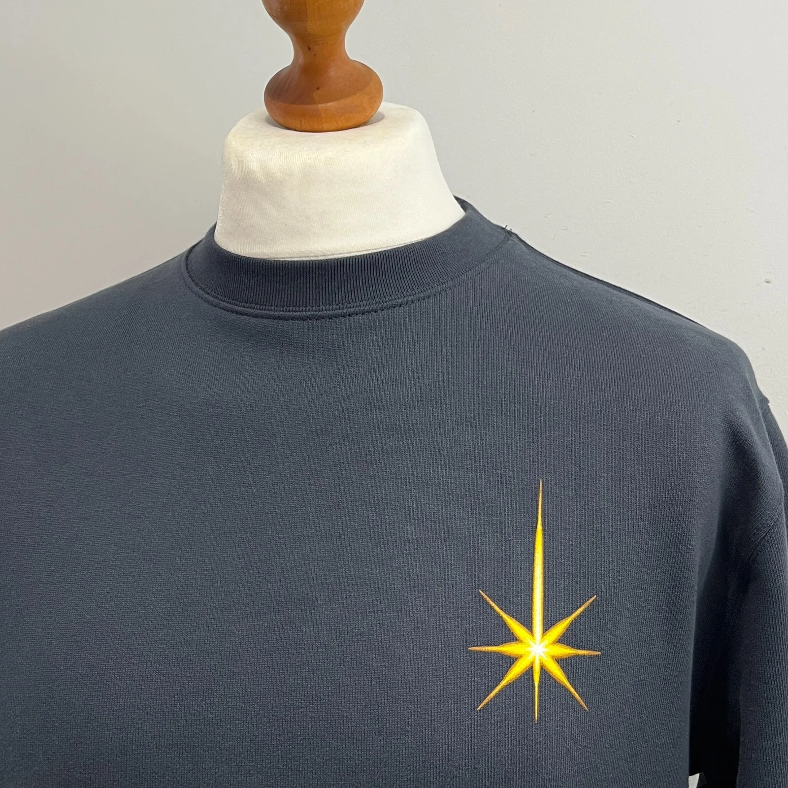 STAR WARS STARFIGHTER Cast & Crew Sweatshirt Movie Film Production Gift Grey S, изображение 3