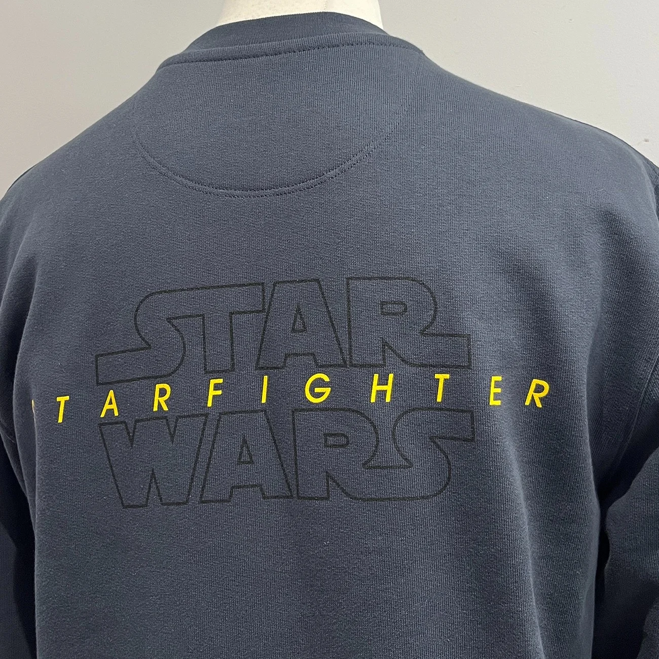 STAR WARS STARFIGHTER Cast & Crew Sweatshirt Movie Film Production Gift Grey S, изображение 4