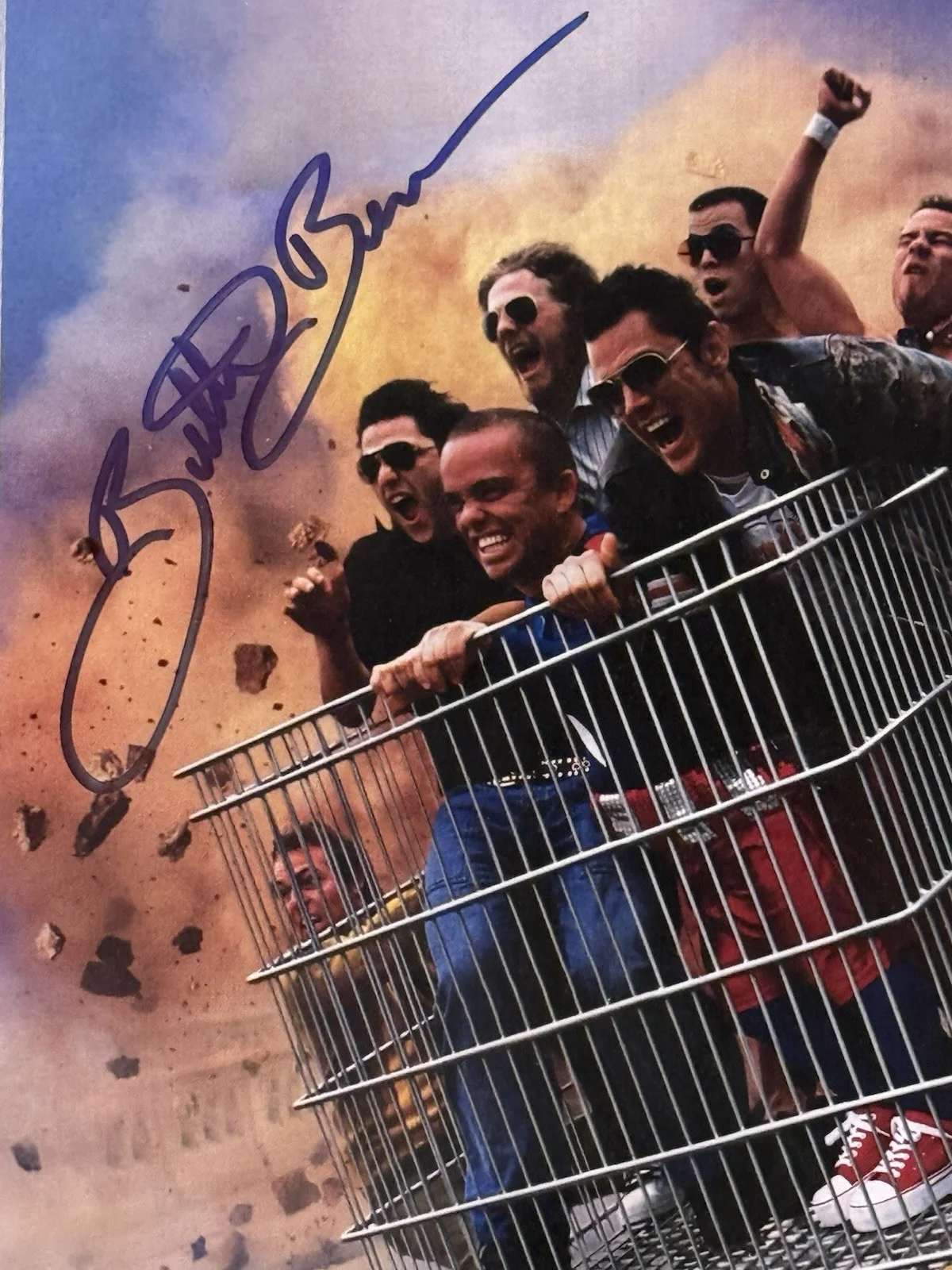 Eric Esch — Eric 'Butterbean' Esch Signed Jackass: The Movie 11x17 Movie Poster - (SS COA), изображение 2