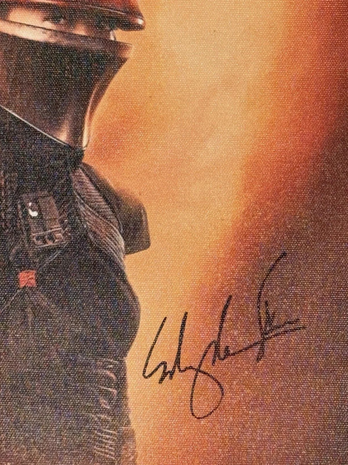 Ming-Na Wen — Ming-Na Wen Signed Star Wars Book Of Boba Fett 12x18 Canvas Poster JSA COA, изображение 2