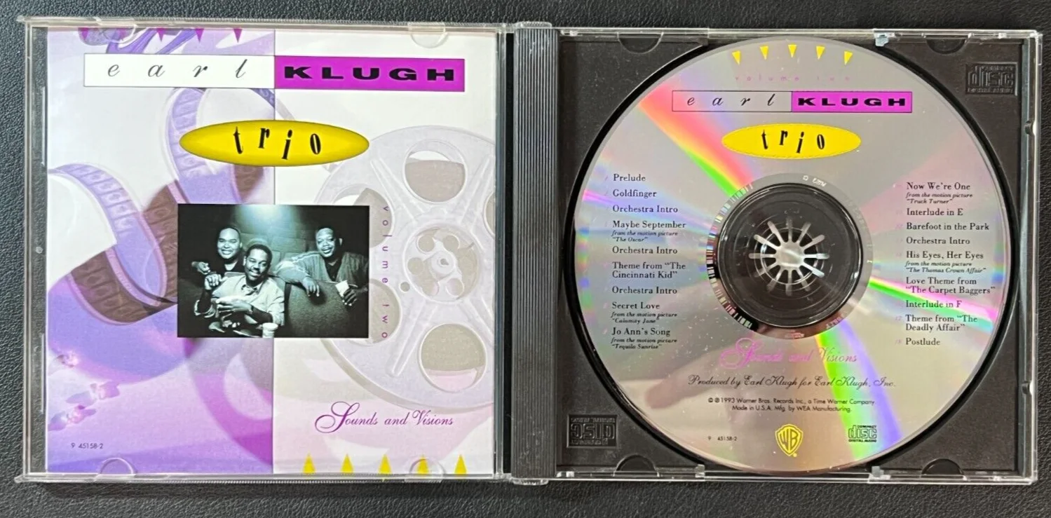 Earl Klugh — Earl Klugh Trio Signed '93 CD Album AUTO Jazz Band "Sounds & Visions" Vol 2 VTG!, изображение 3