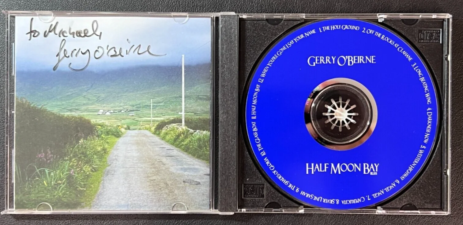 Gerry O'Beirne — Gerry O'Beirne Signed 1999 VTG Album CD (Personal.) AUTO "Half Moon Bay" NICE!, изображение 3