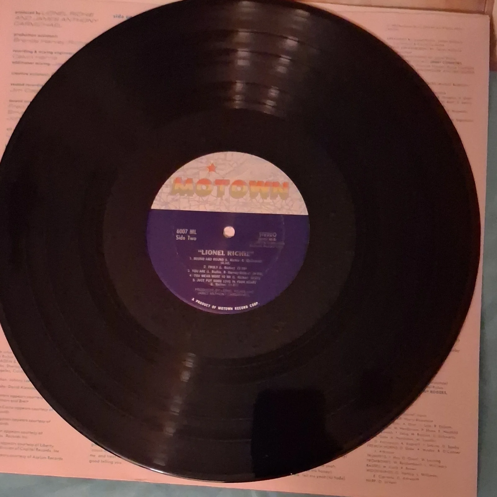 Lionel Richie Motown Vinyl Record - Autographed Gatefold Album, image 5