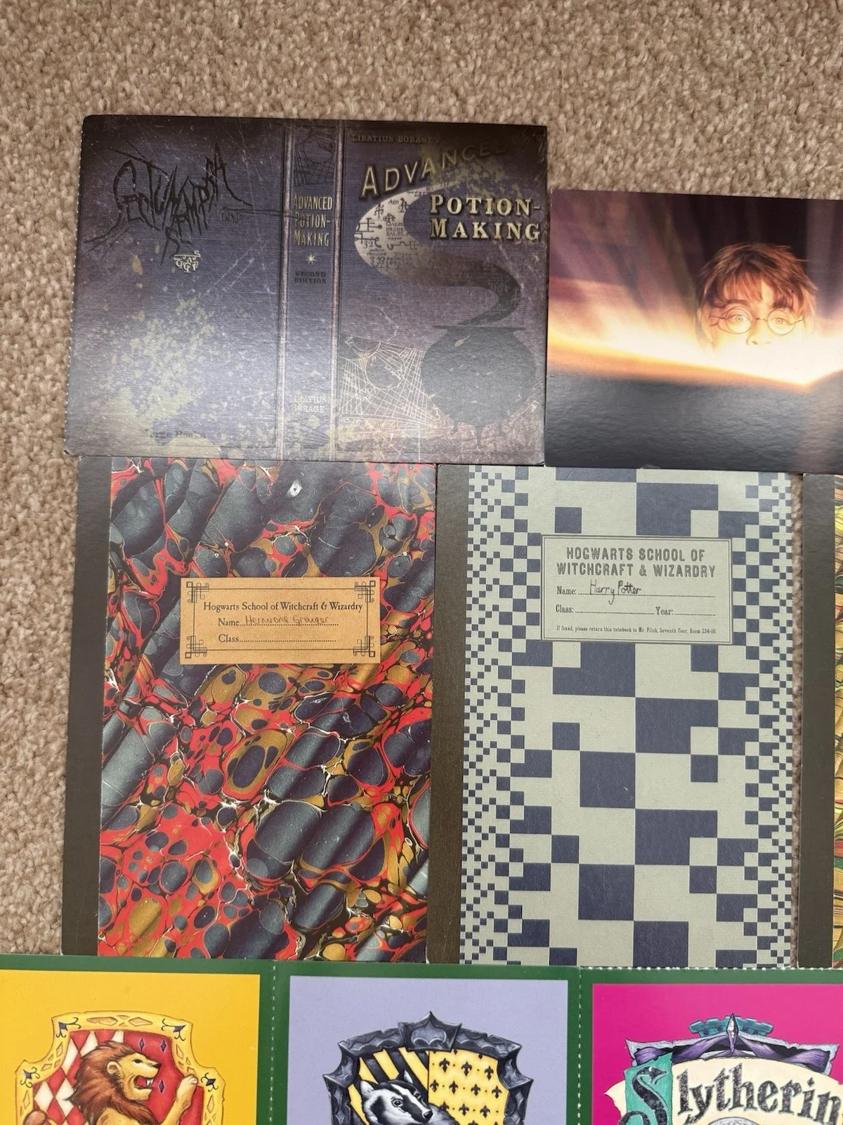HARRY POTTER Official Promo Postcard Set x 22 Collection Display, image 2