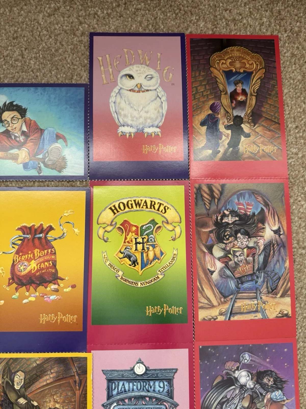 HARRY POTTER Official Promo Postcard Set x 22 Collection Display, image 4