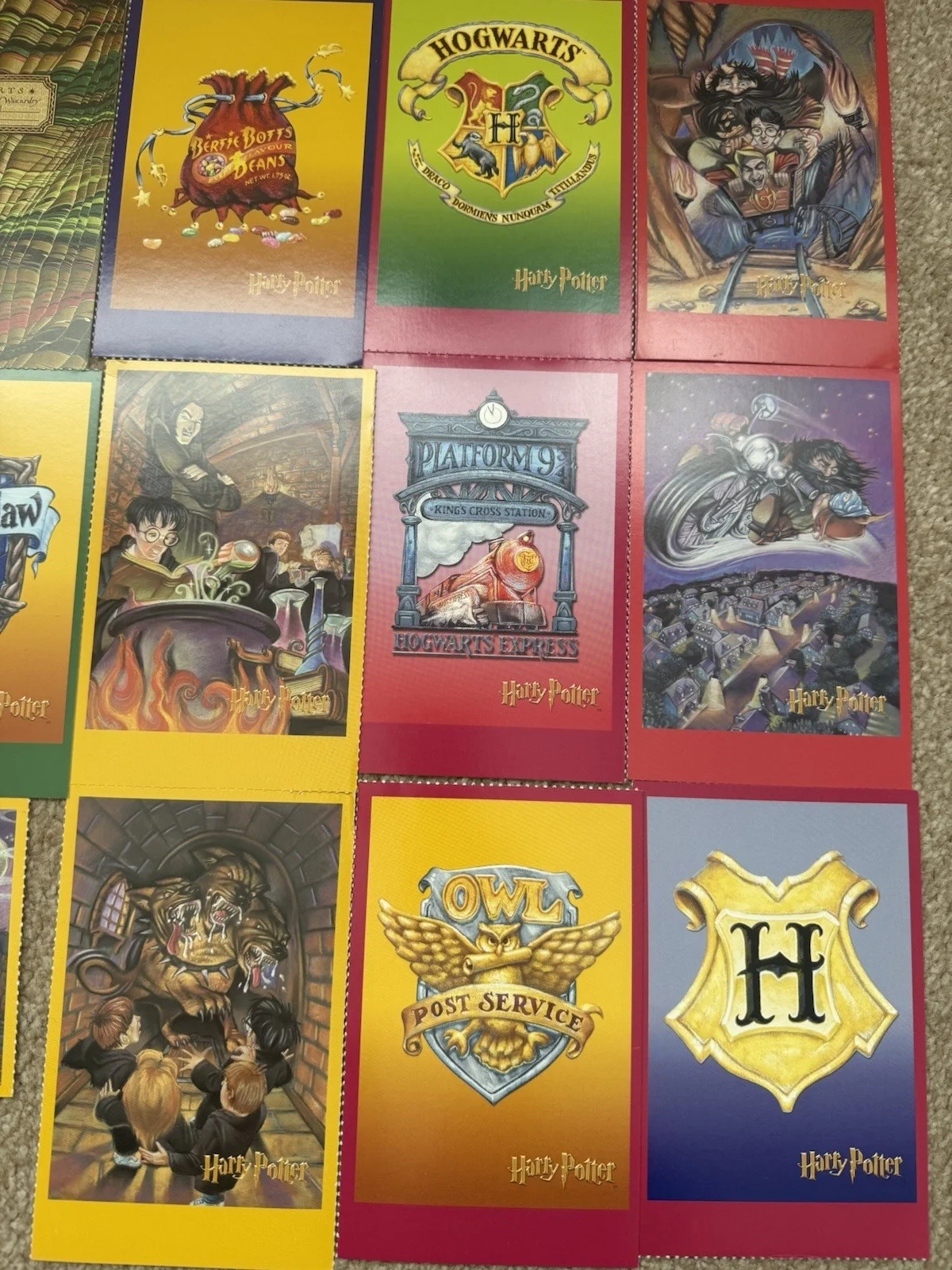 HARRY POTTER Official Promo Postcard Set x 22 Collection Display, image 5