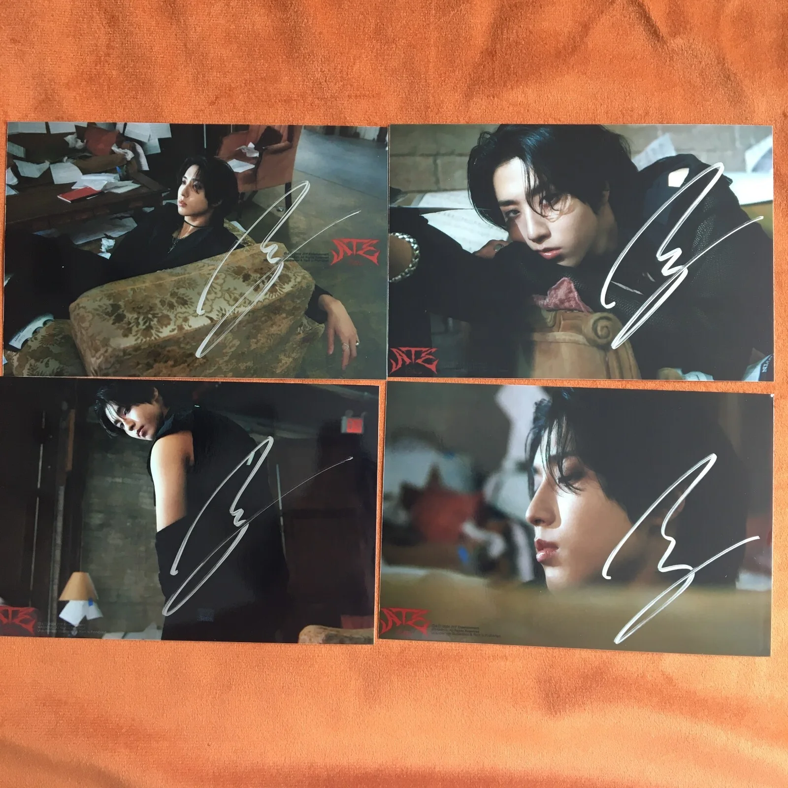 Stray Kids SKZ HAN Photo ATE Autographed Signed K-POP Collection 4*6 2024, image 2