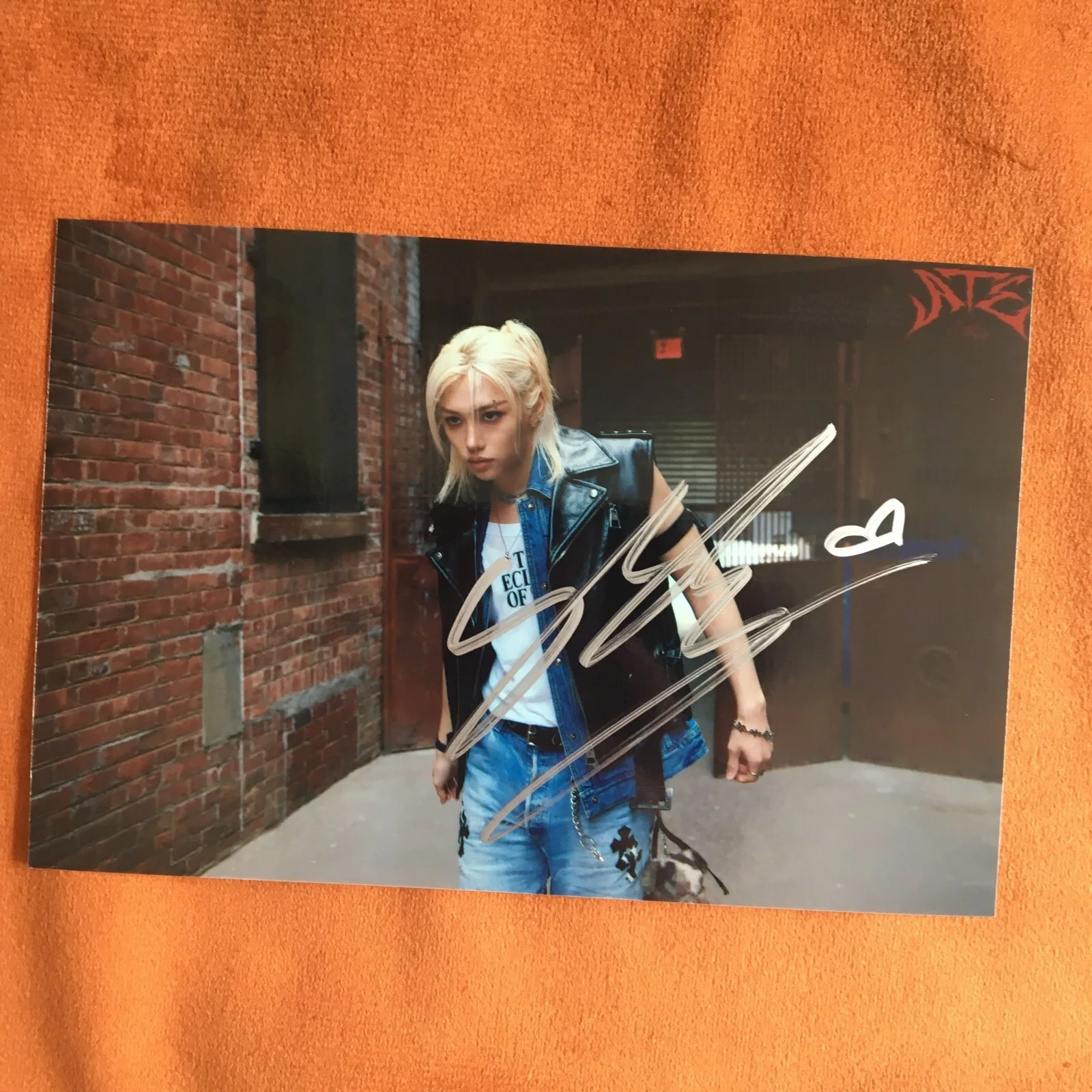 Stray Kids FELIX Felix Photo ATE Autographed Signed K-POP Collection 4*6 2024, изображение 3