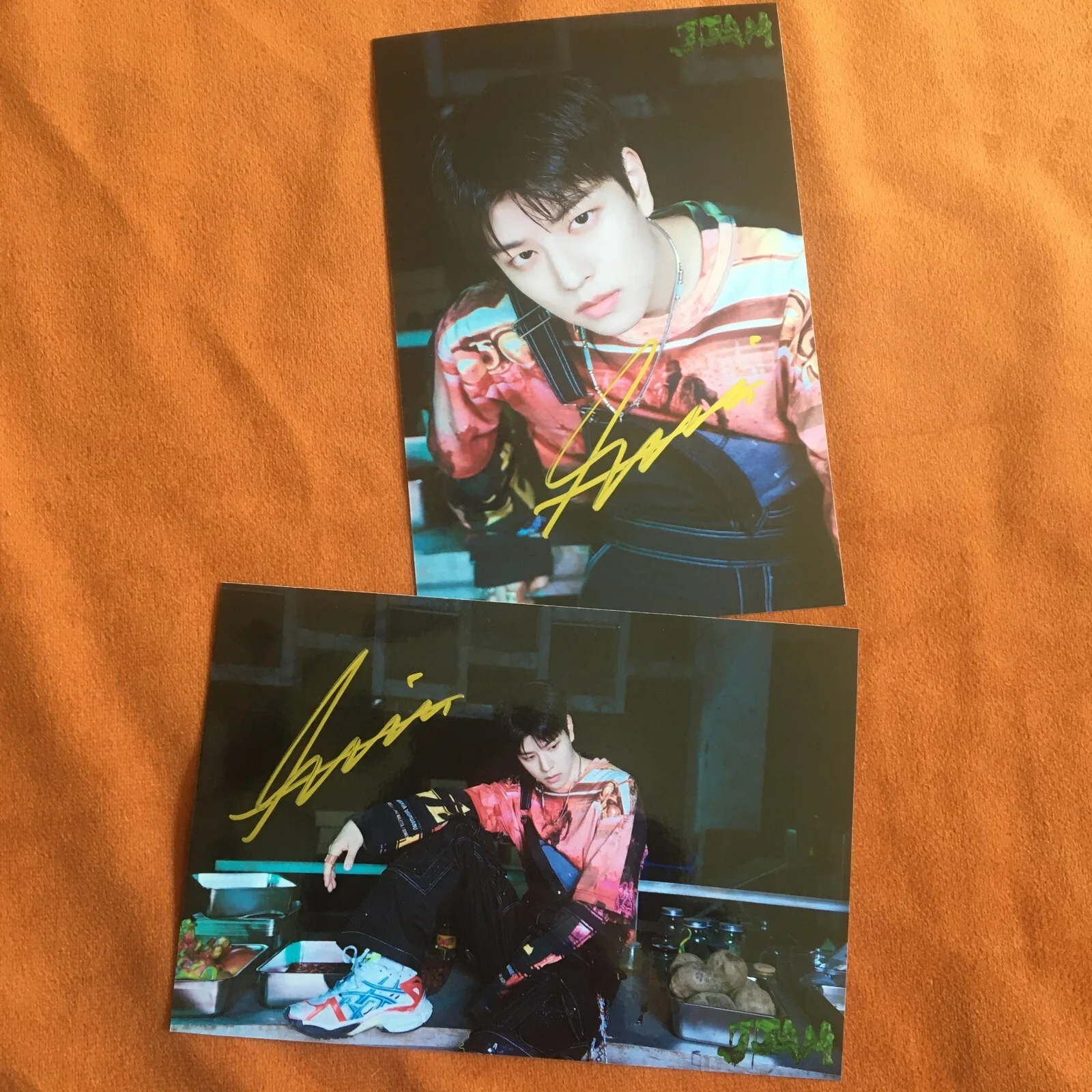 Stray Kids Seung-min Photo JJAM Autographed Signed K-POP Collection 4*6 2024A, image 2