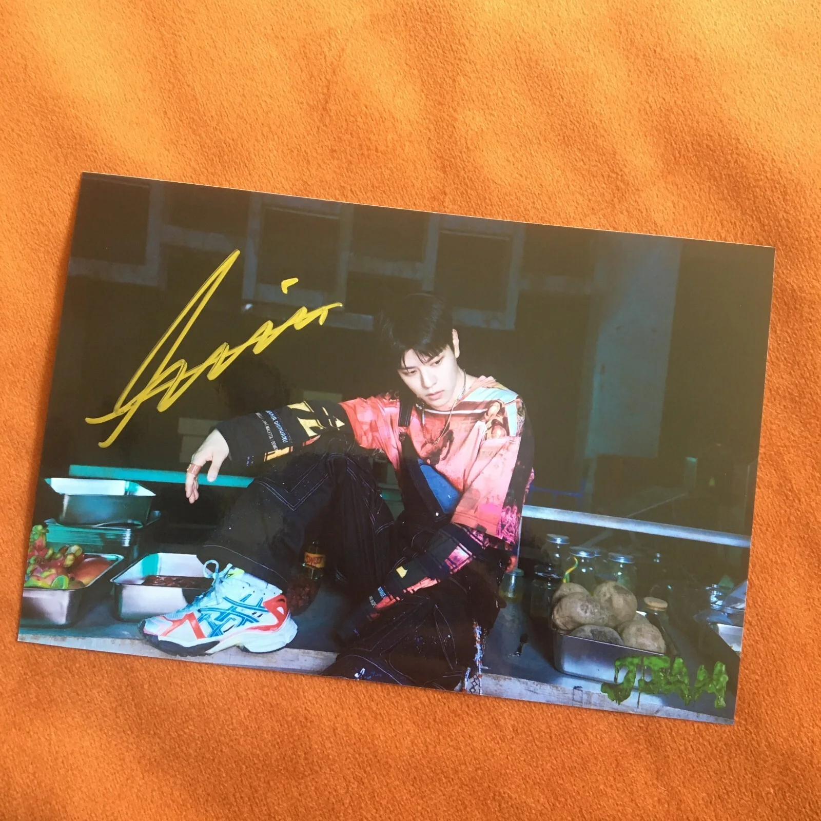 Stray Kids Seung-min Photo JJAM Autographed Signed K-POP Collection 4*6 2024A, image 3