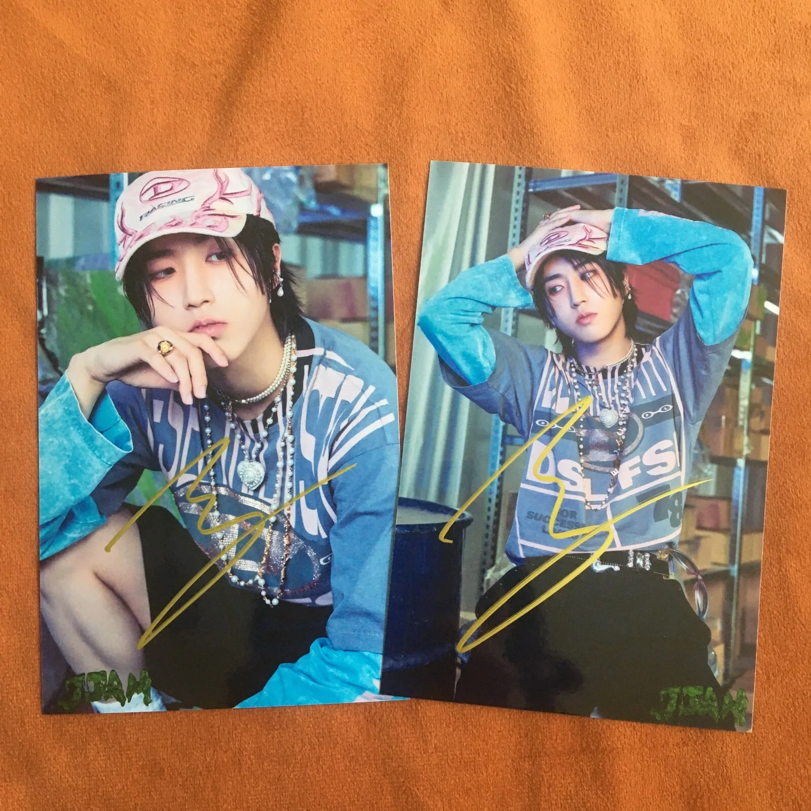 Stray Kids HAN Photo JJAM Autographed Signed K-POP Collection 4*6 2024A, изображение 2